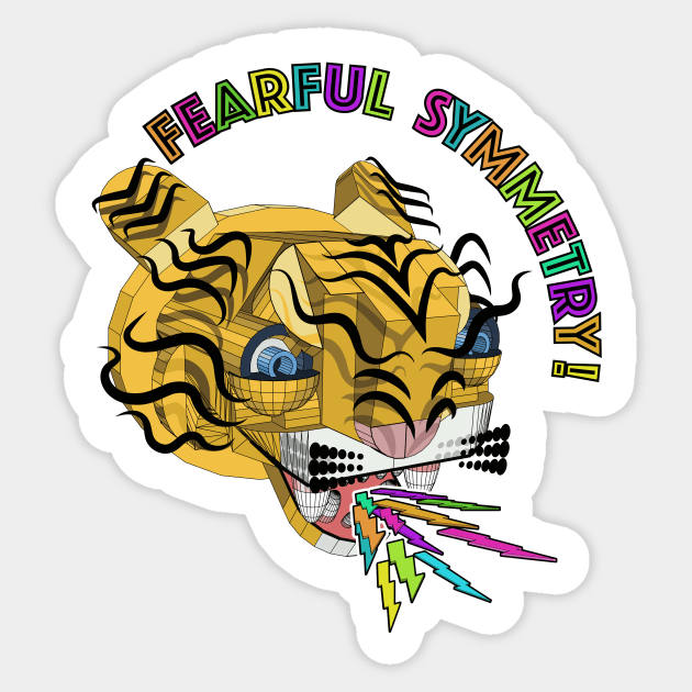 Fearful Symmetry! Sticker by Hopi